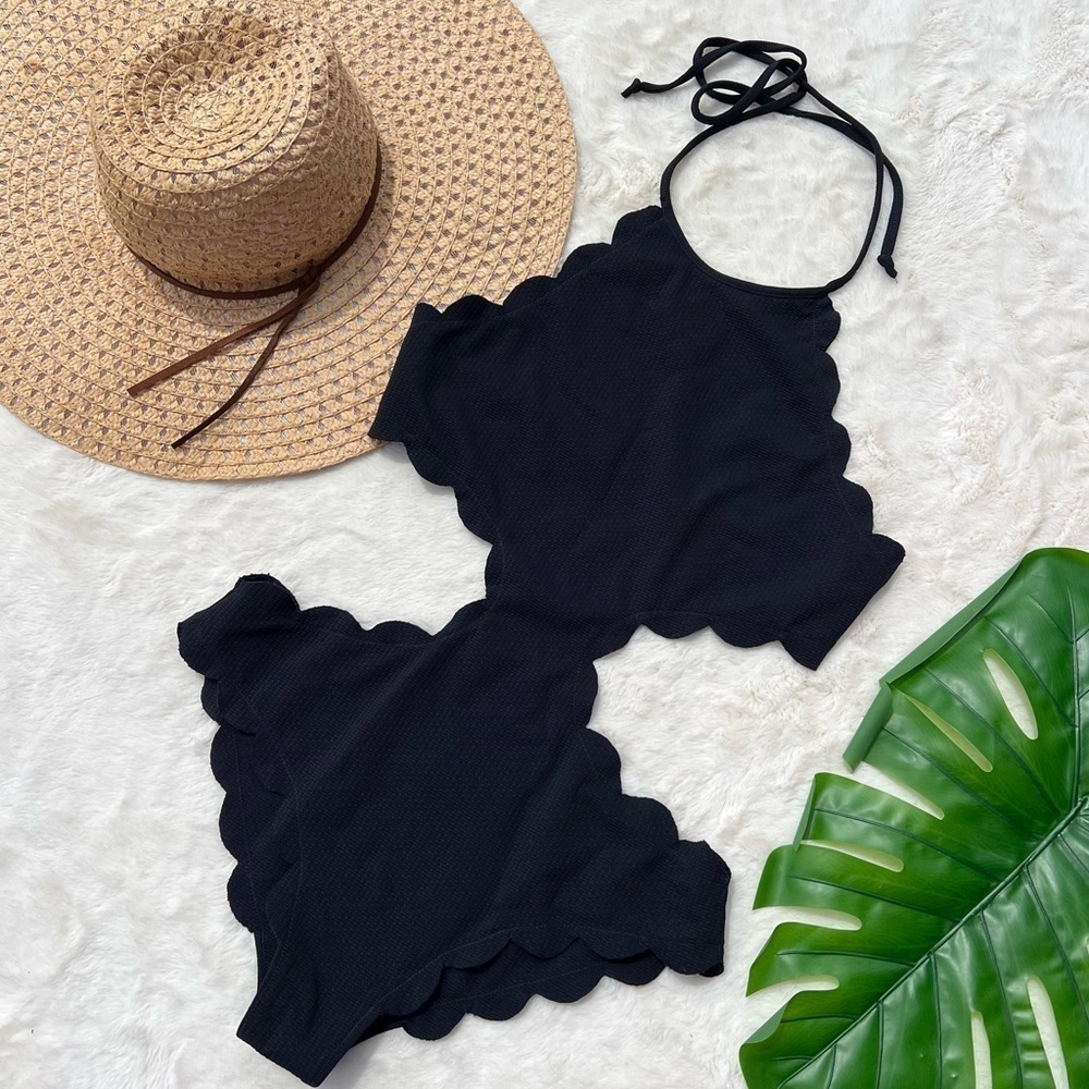 Marysia Mott Cut Out Maillot One Piece Swimsuit in Black - Picture 10 of 10